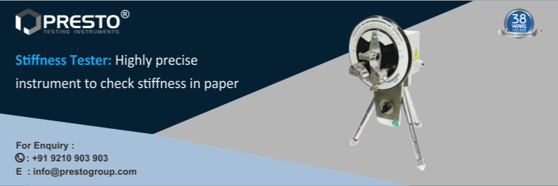 Evaluate Paper Stiffness Accurately With Presto Stiffness Tester